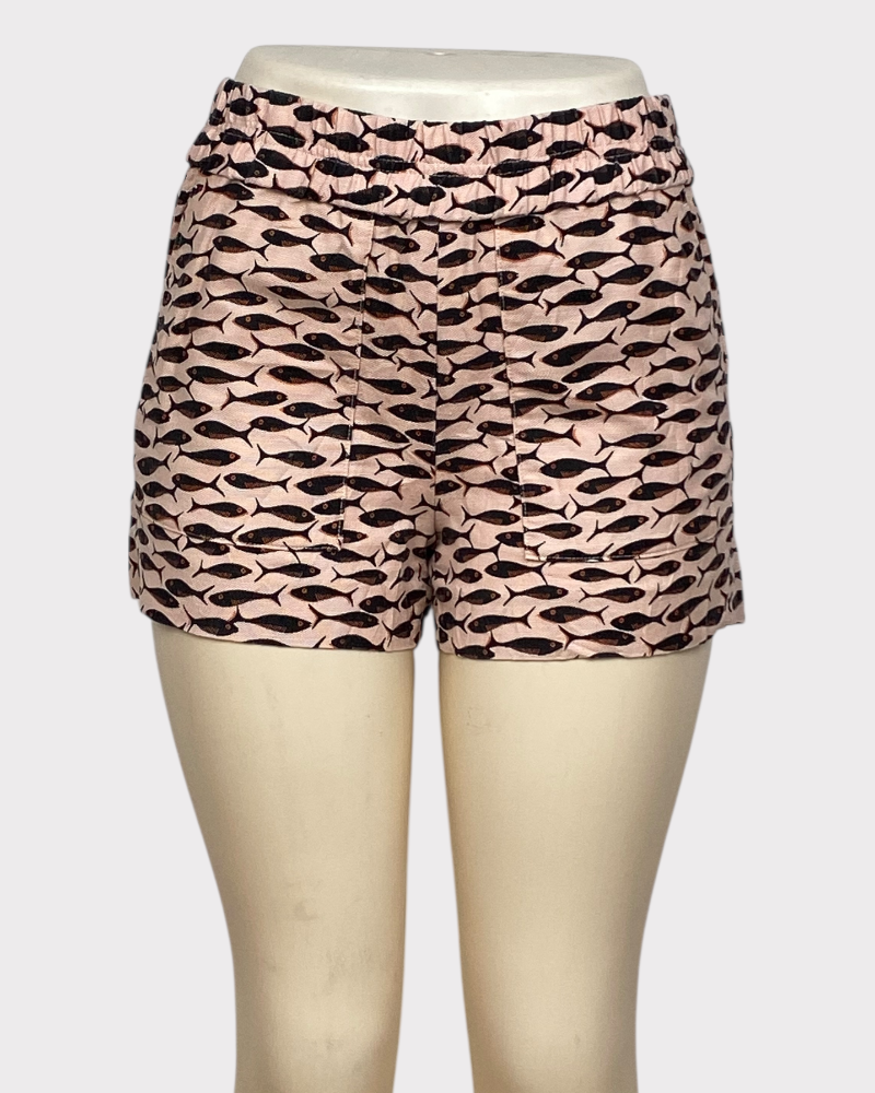 J.CREW  Fish Print  Shorts ( xs )