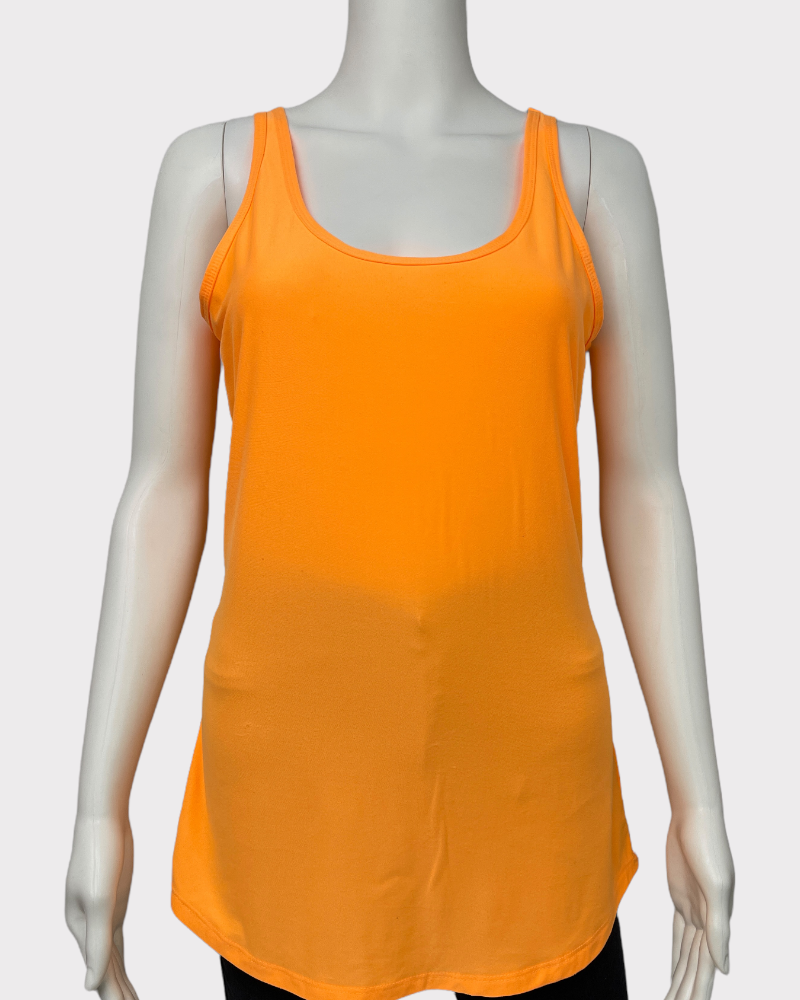 No Boundaries Neon Orange Tank Top (XL)