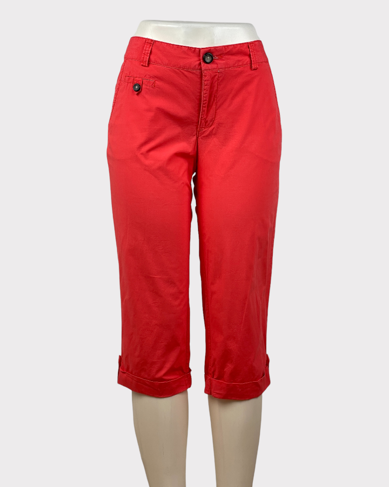 Dockers Orange-Red Capri Pants (8)