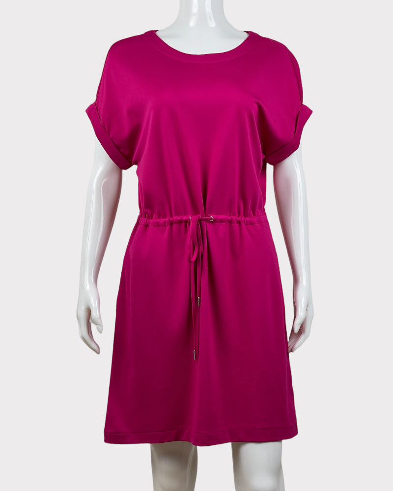 Rachel Fuchsia Short Sleeve Dress (S)