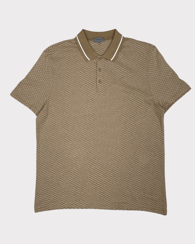 Brand New striped polo (L)