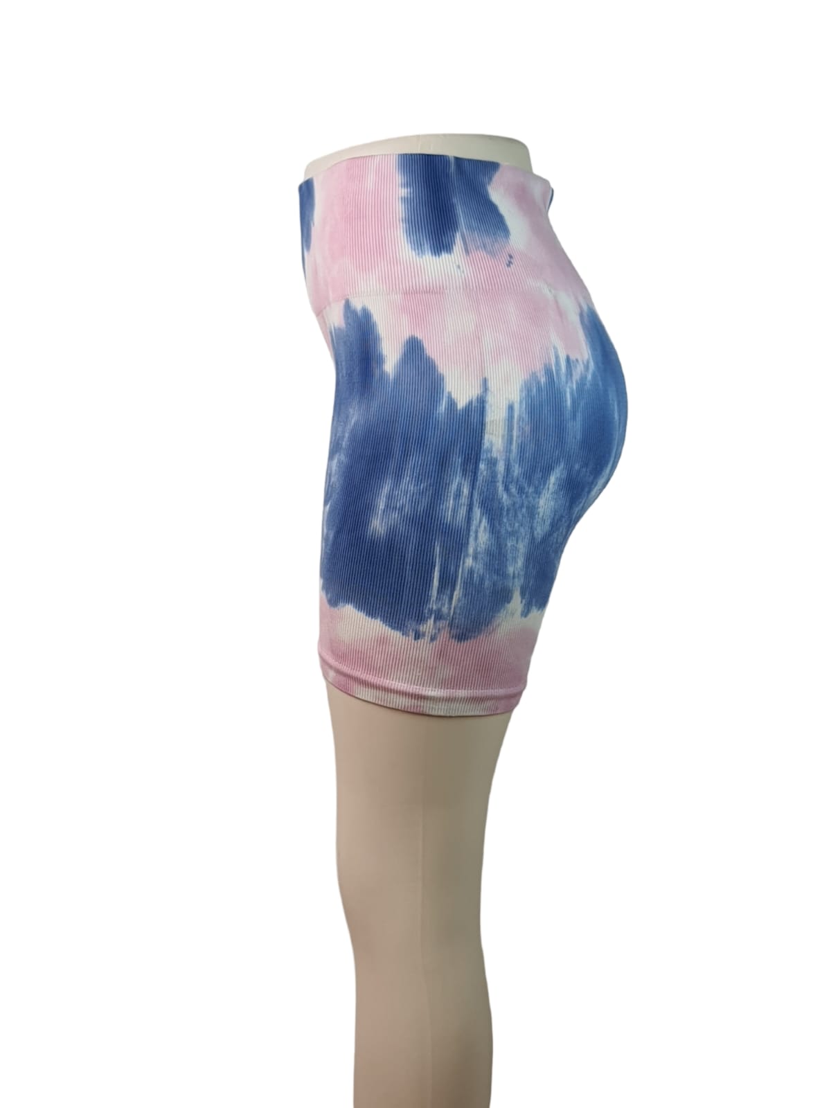 No Bounderies Blue/Pink Cycling Short