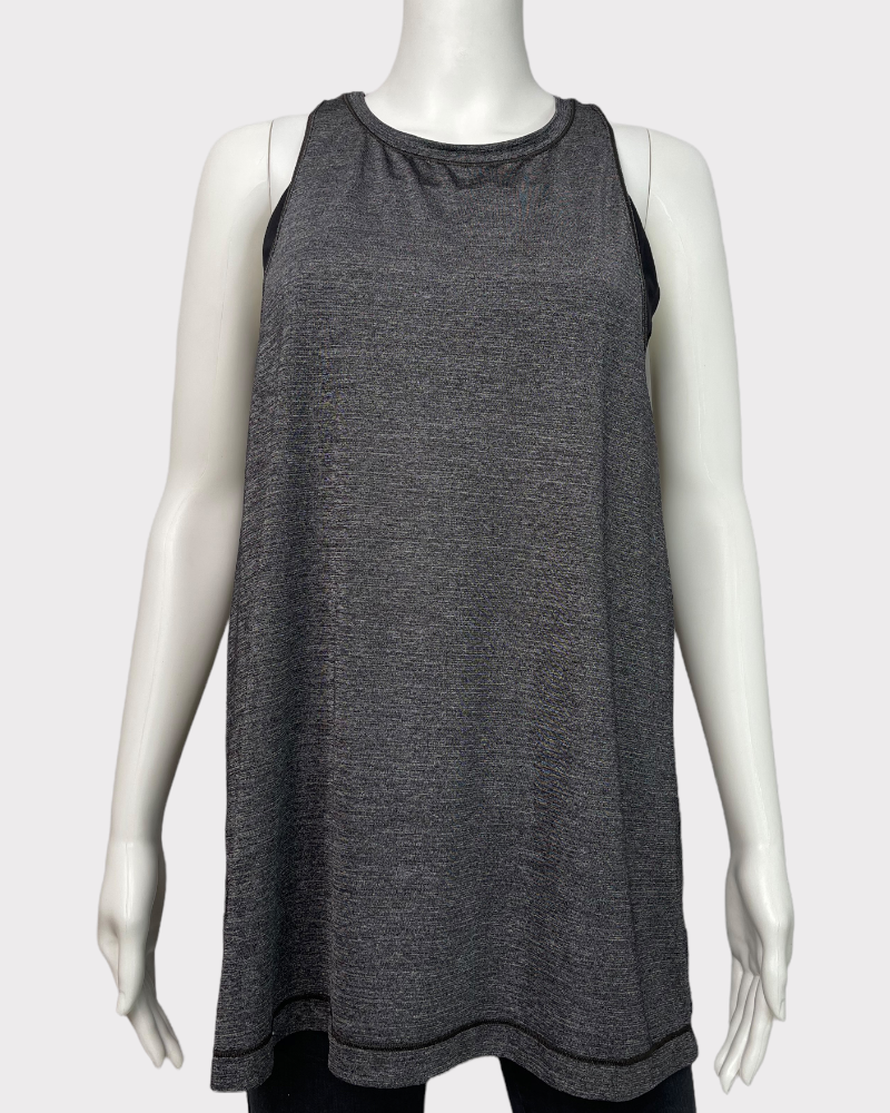 Grey Shimmery Tank Top