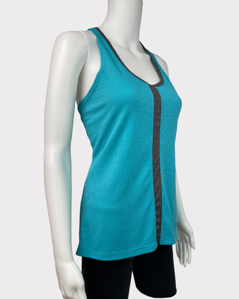 Avia Teal And Grey Tank Top (XS)