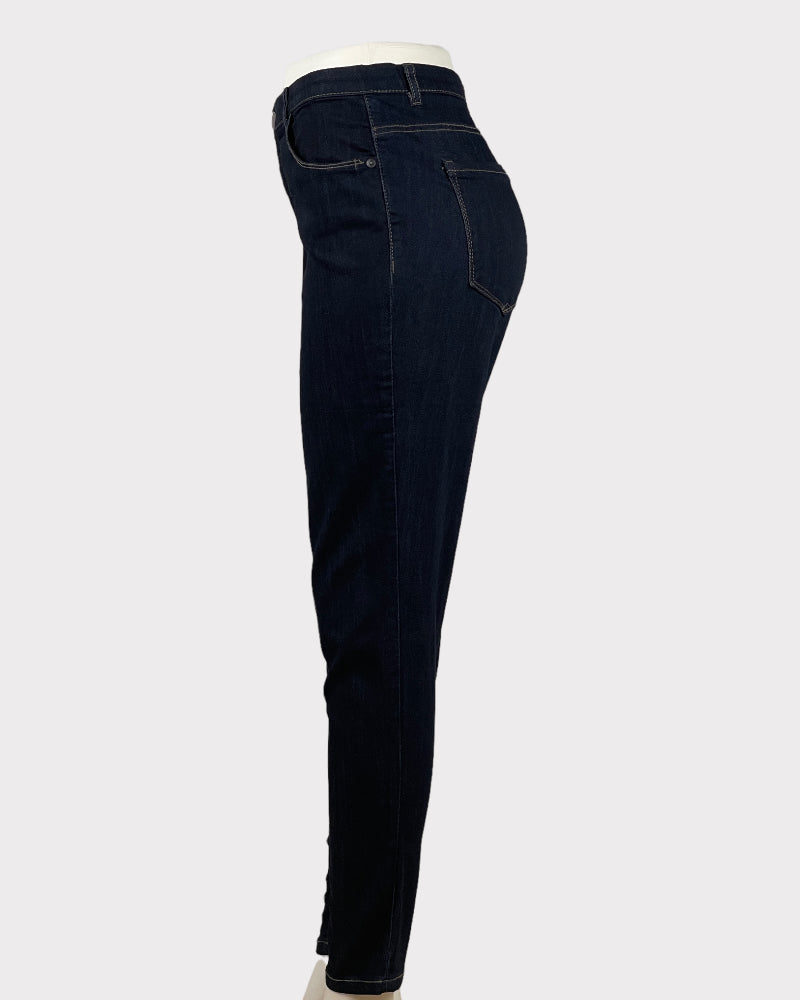 Democracy Dark-wash Blue Skinny Jeans  (W33)