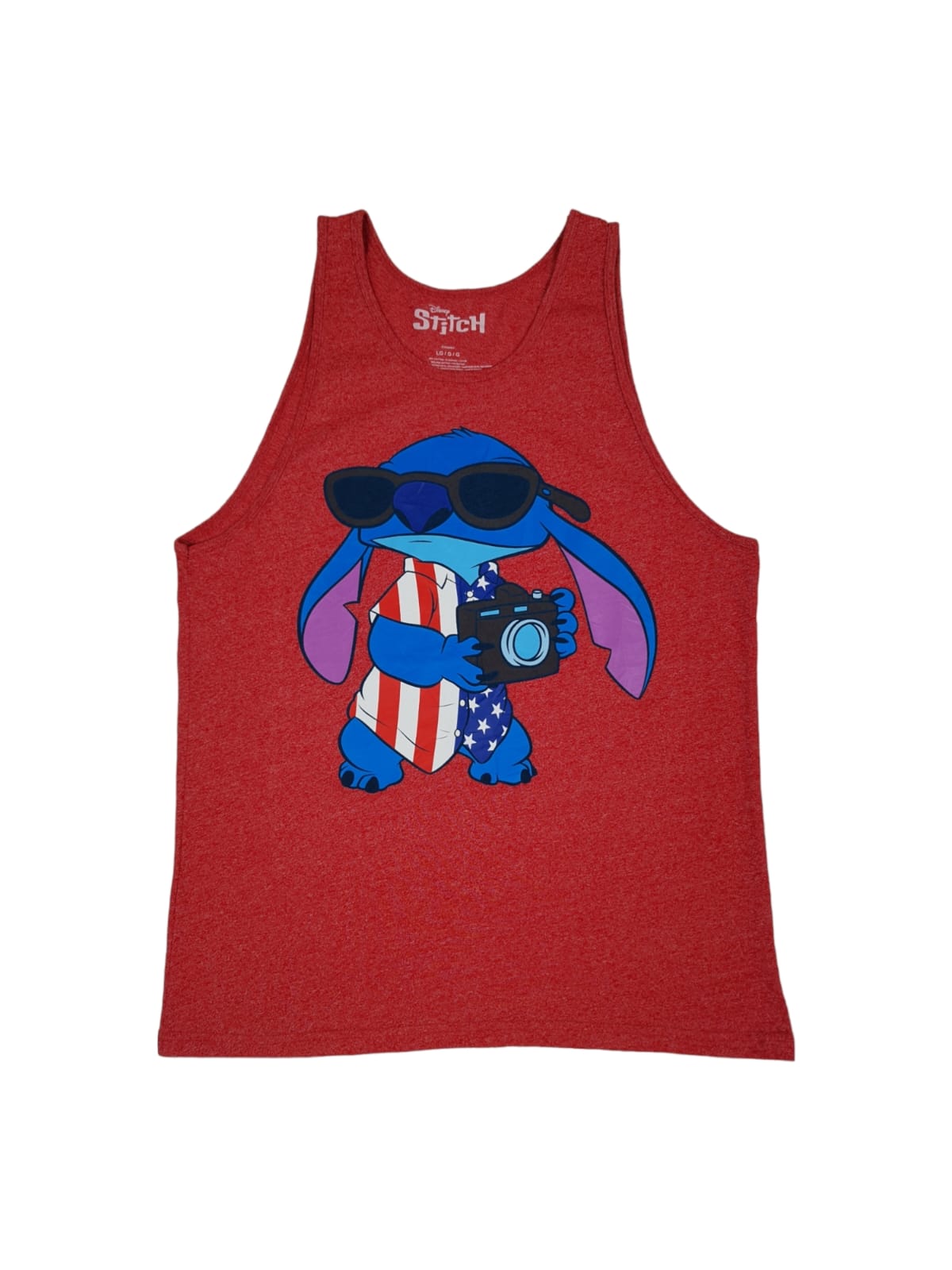 Disney Stitch Red Tank Top (L)