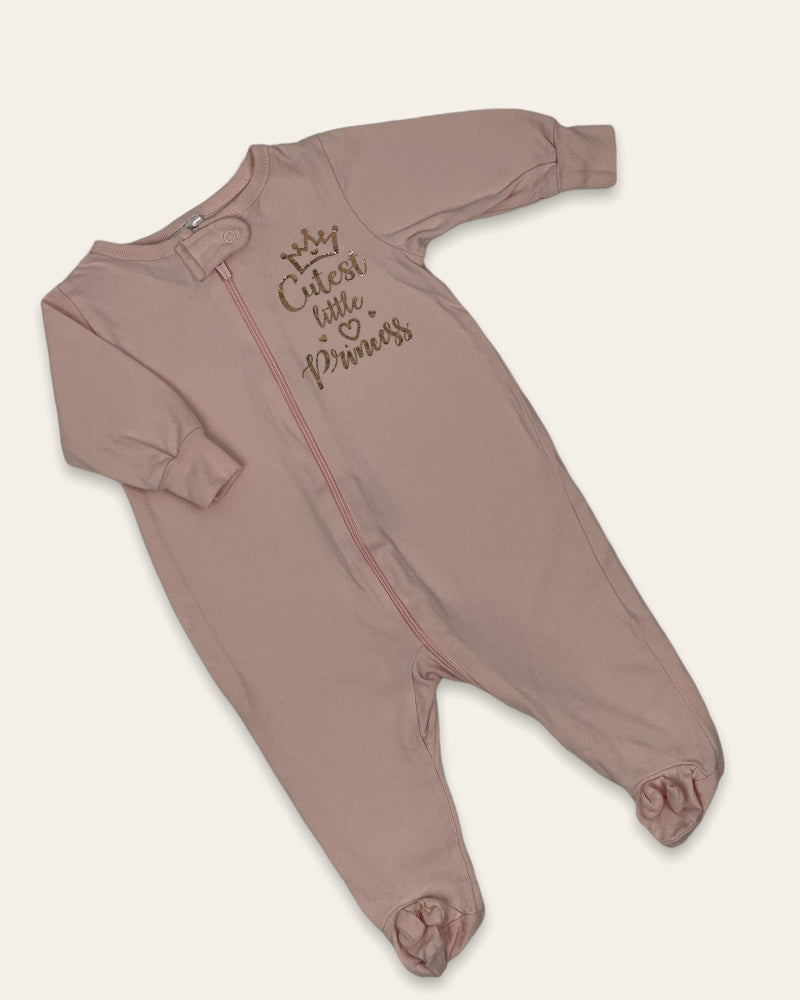 Gerber Girls Longsleeve Sleepsuit (0-3M)