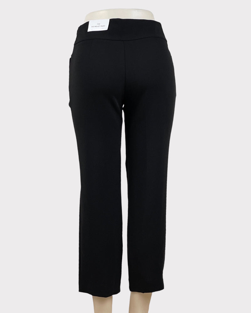 Ann Taylor Black Tie-Waist Pants (W30)