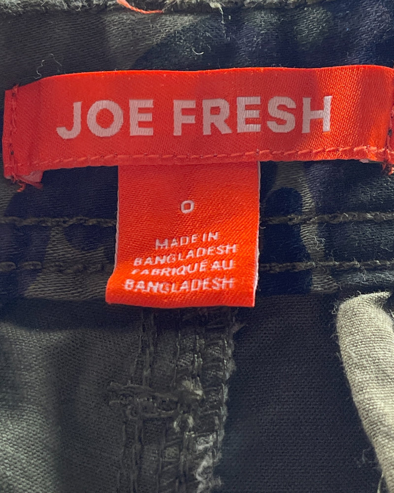 Joe Fresh Blue and Green Camo Jogger (W29)