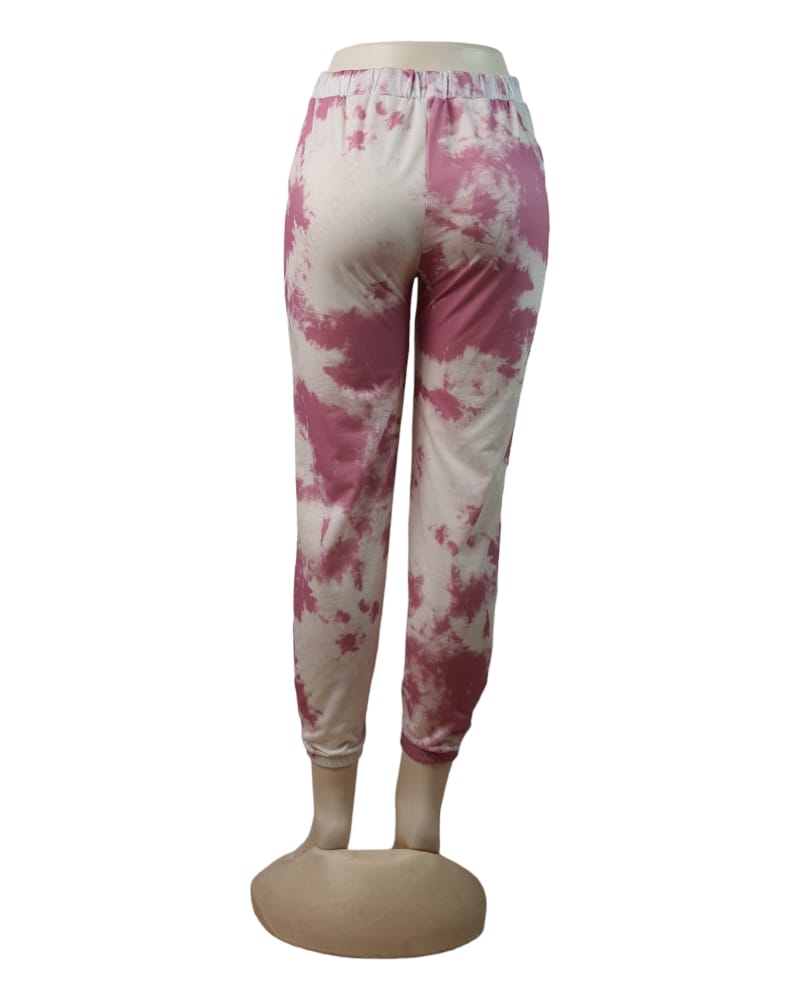 Pink-White DIY Jogger Pant ( S )