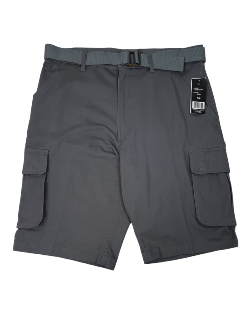 Wicked Stitch Gray Cargo Short ( 34 )