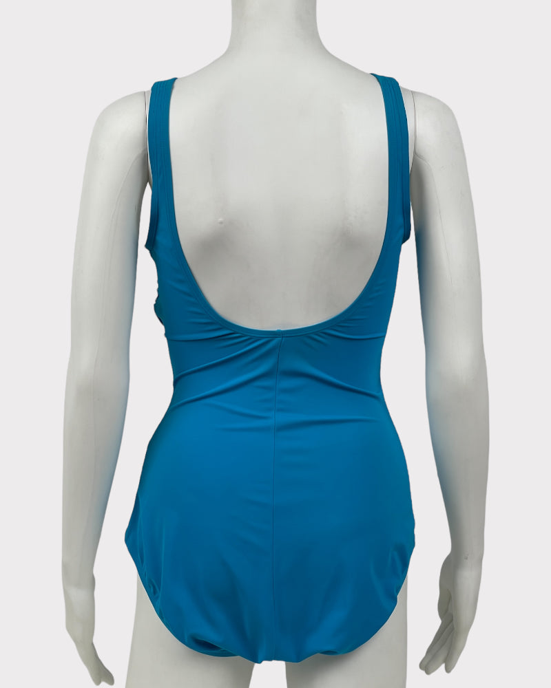 Jantzen Classics Blue One Piece Swimsuit (M)