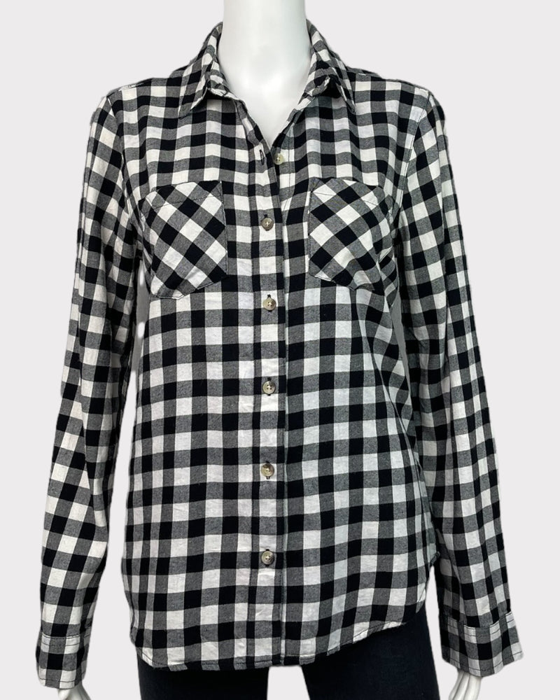 SO Authentic American Heritage Long-Sleeve Flannel Top (M)