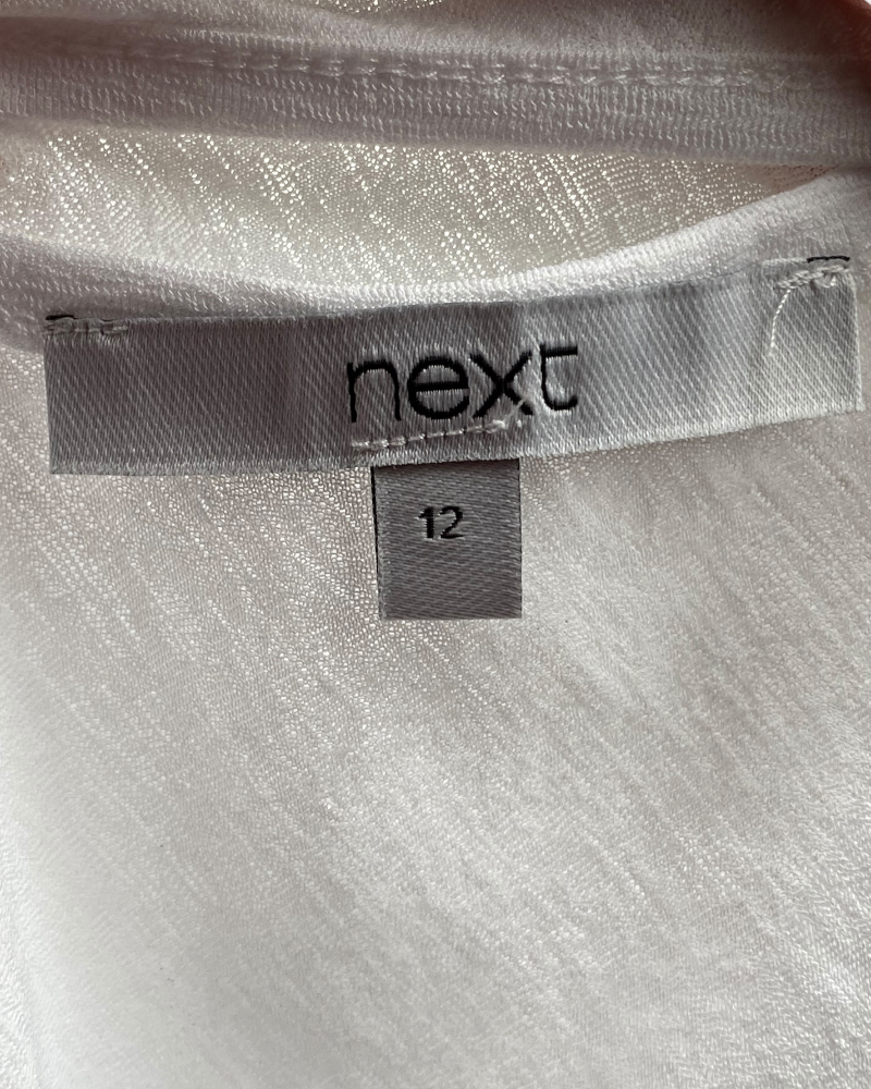 Next White Plain Blouse (12)