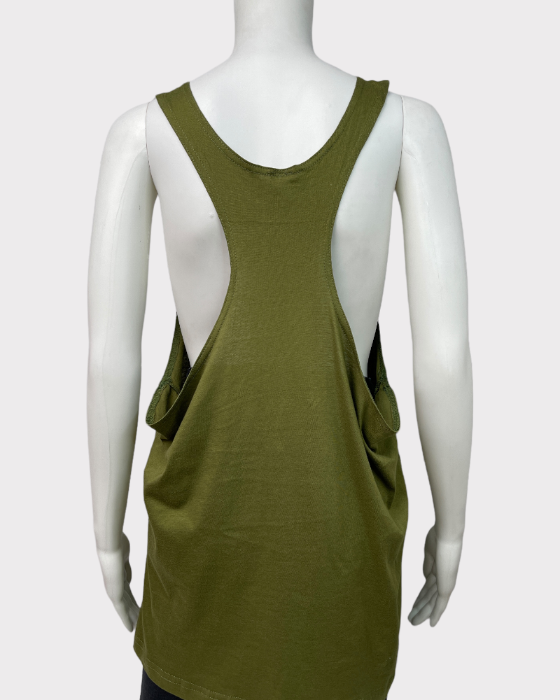 Lobbo Army Green Tank Top (M)