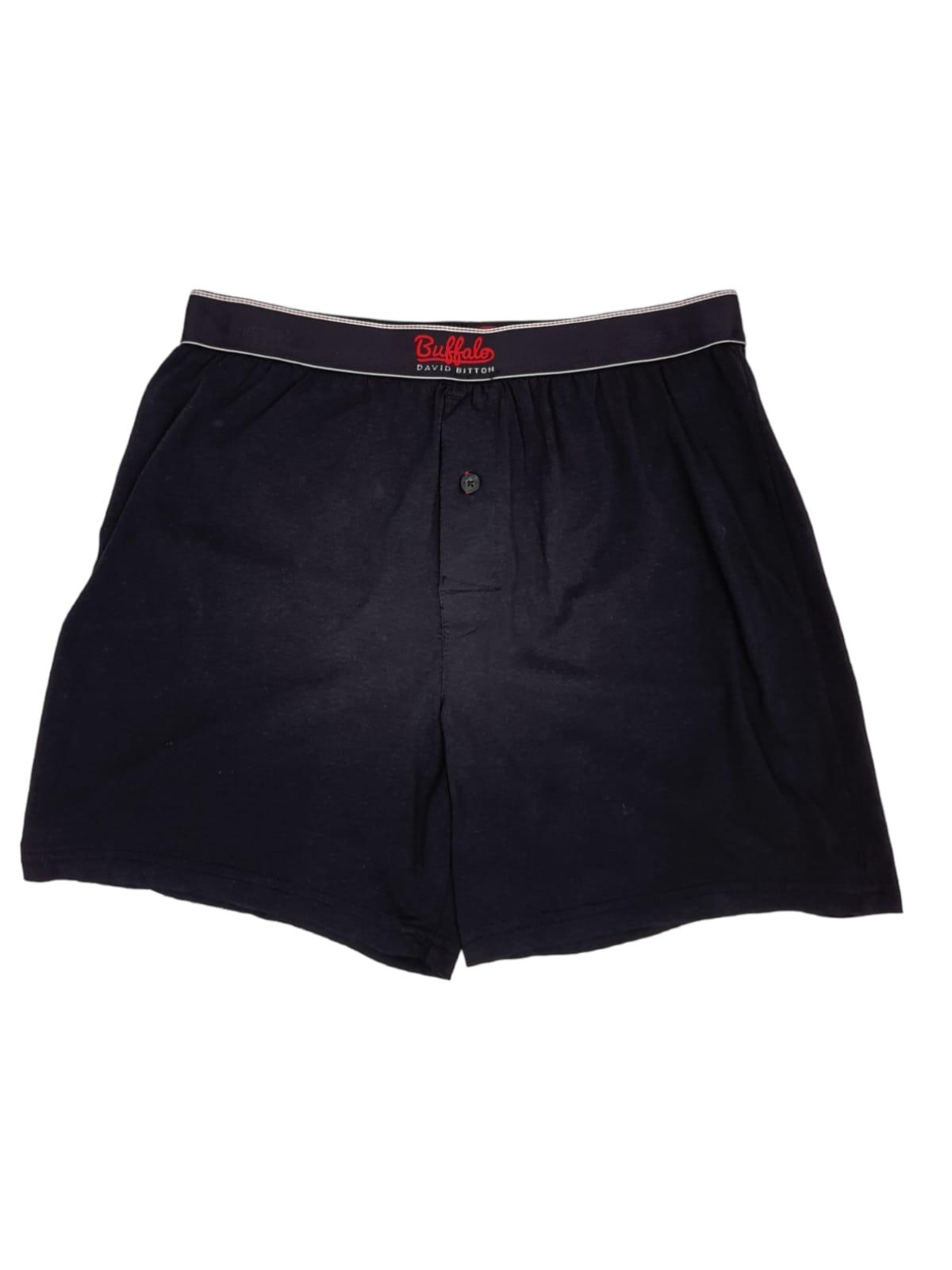 Buffalo David Bitton Plain Black Men's Boxer (L)