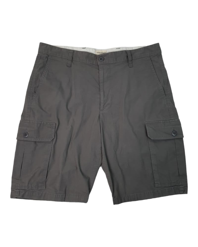 Dockers Gray 6 Pockets Cargo Short ( 32 )