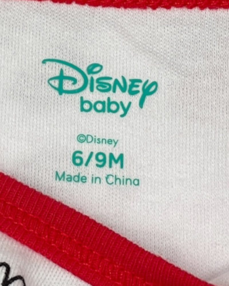 Disney Girls 2 Piece Minnie Mouse Bodysuit Set (6-9M)