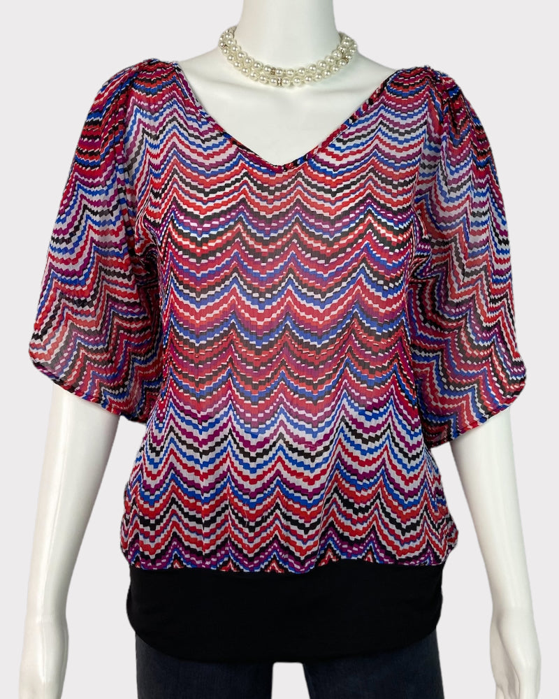 Fashion Bug Short-Sleeve Top (S)