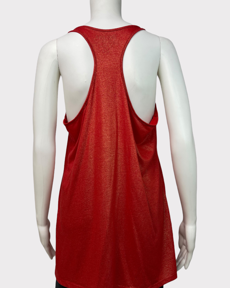 Decree Red Shimmery Tank Top (XL/XG)