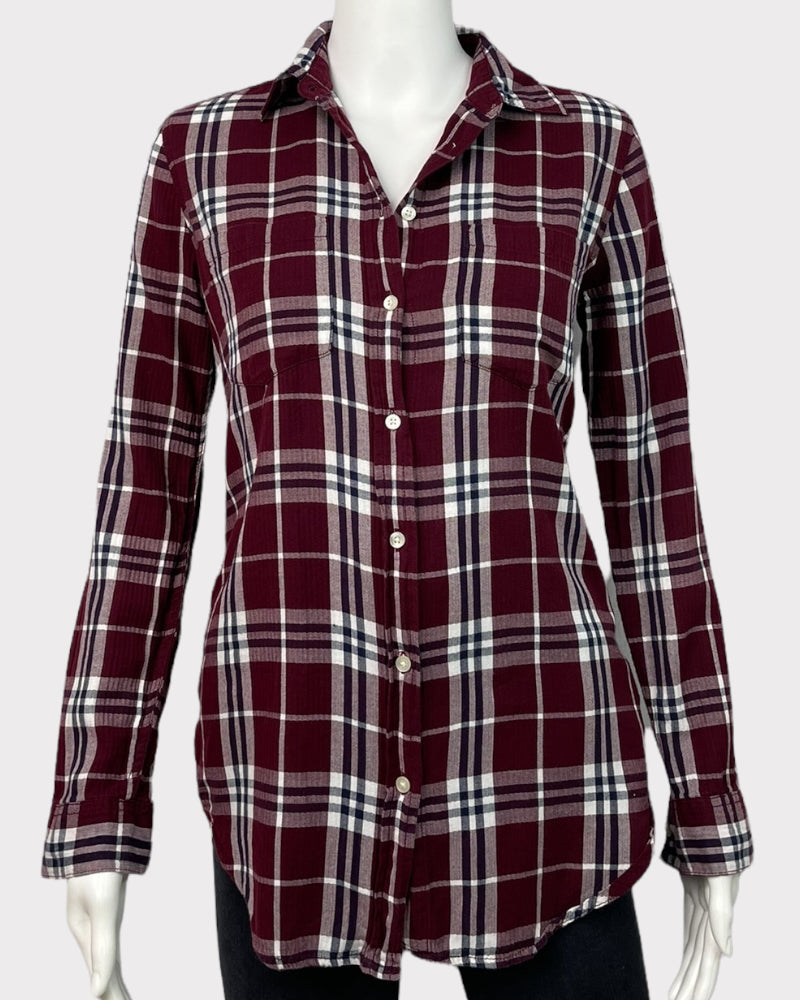 Joe Fresh Long-Sleeve Flannel Top (XS)