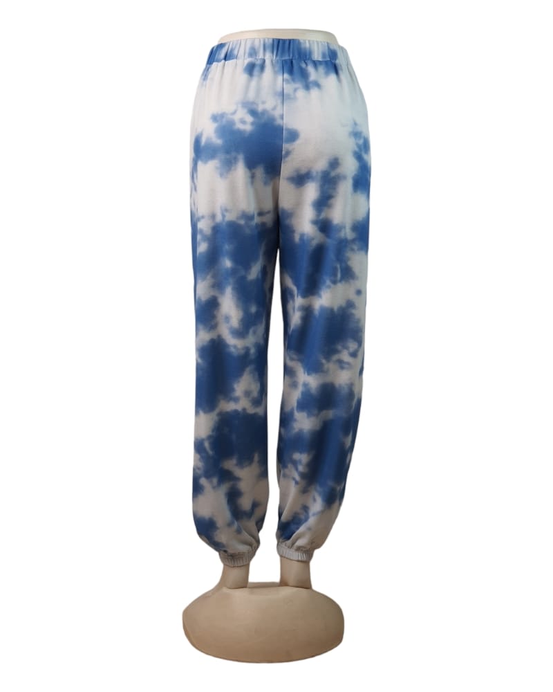 Shein DIY Blue/White  Jooger Pants