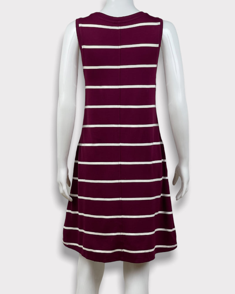 Merona Striped Sleeveless Dress (M)