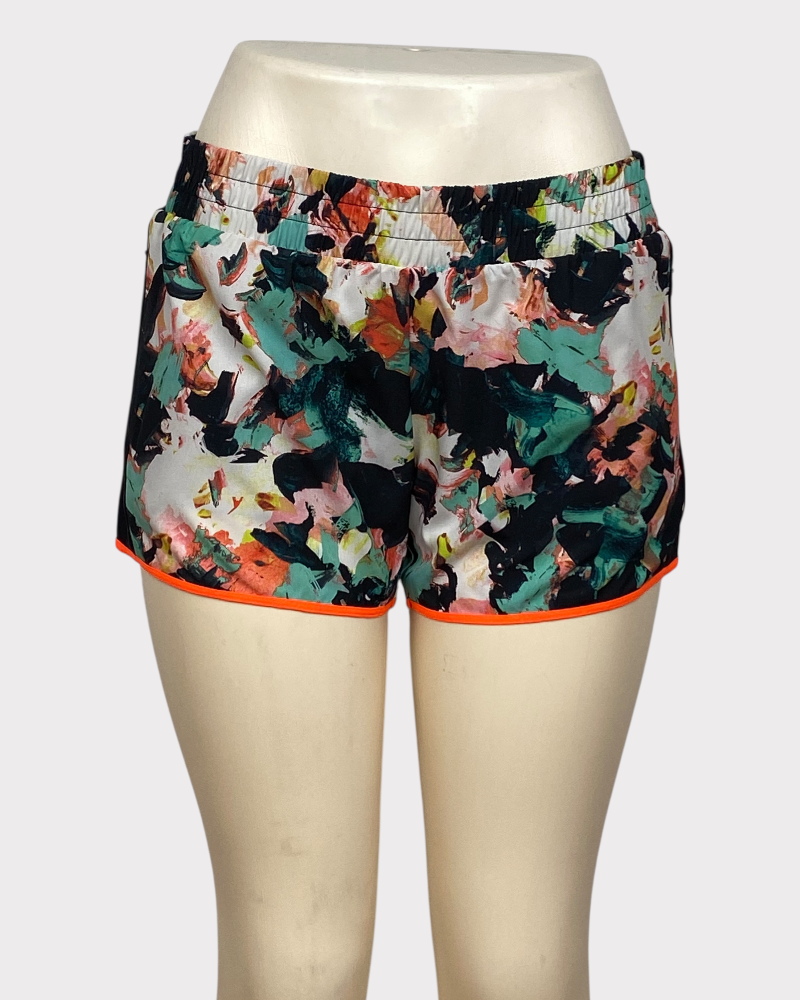 FABLETICS Flower Print Shorts (S)