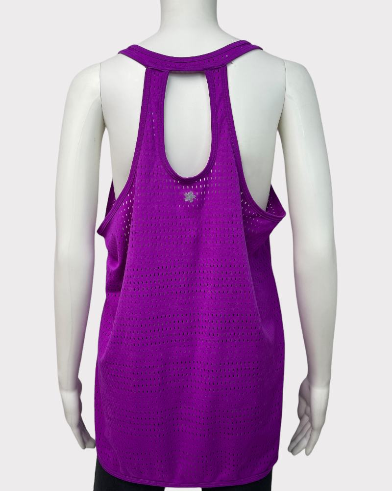 Tek Gear Drytek Purple Net Style Tank Top (XL)