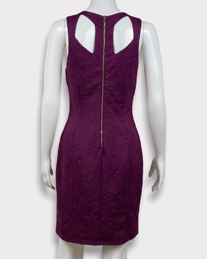 Guess Purple Cut-out Sleeveless Dress (S)