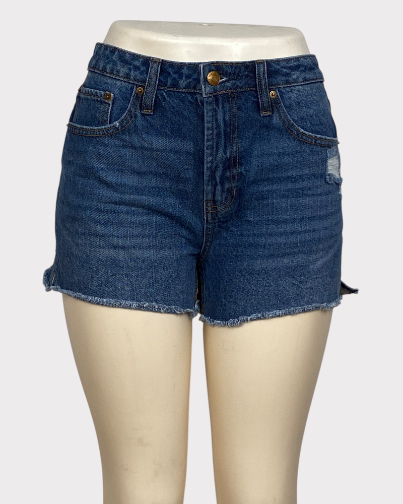 VANILLA STAR Blue Denim Short (3)