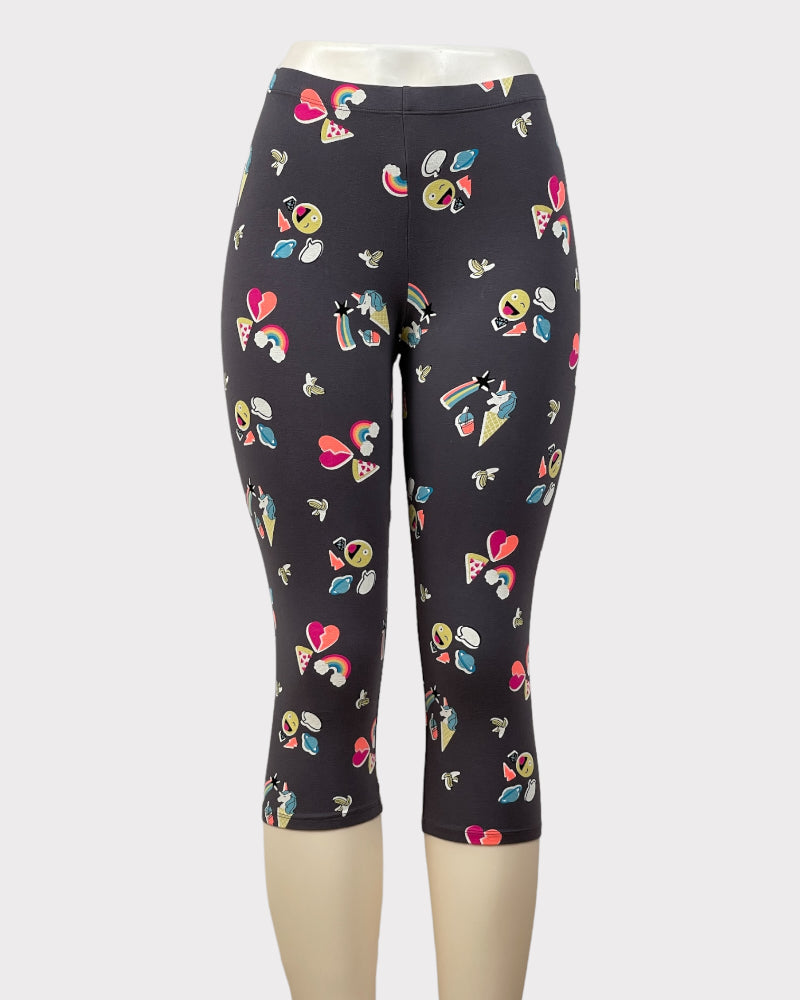 Arizona Jean Co. Sticker Print Leggings (XXL)