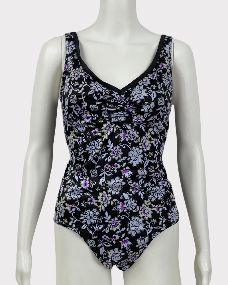 Penbrooke Swimsuits Floral One Piece Swimsuit (18W)