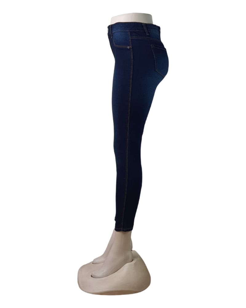 Ladies Dark Blue Skinny Jeans (L)