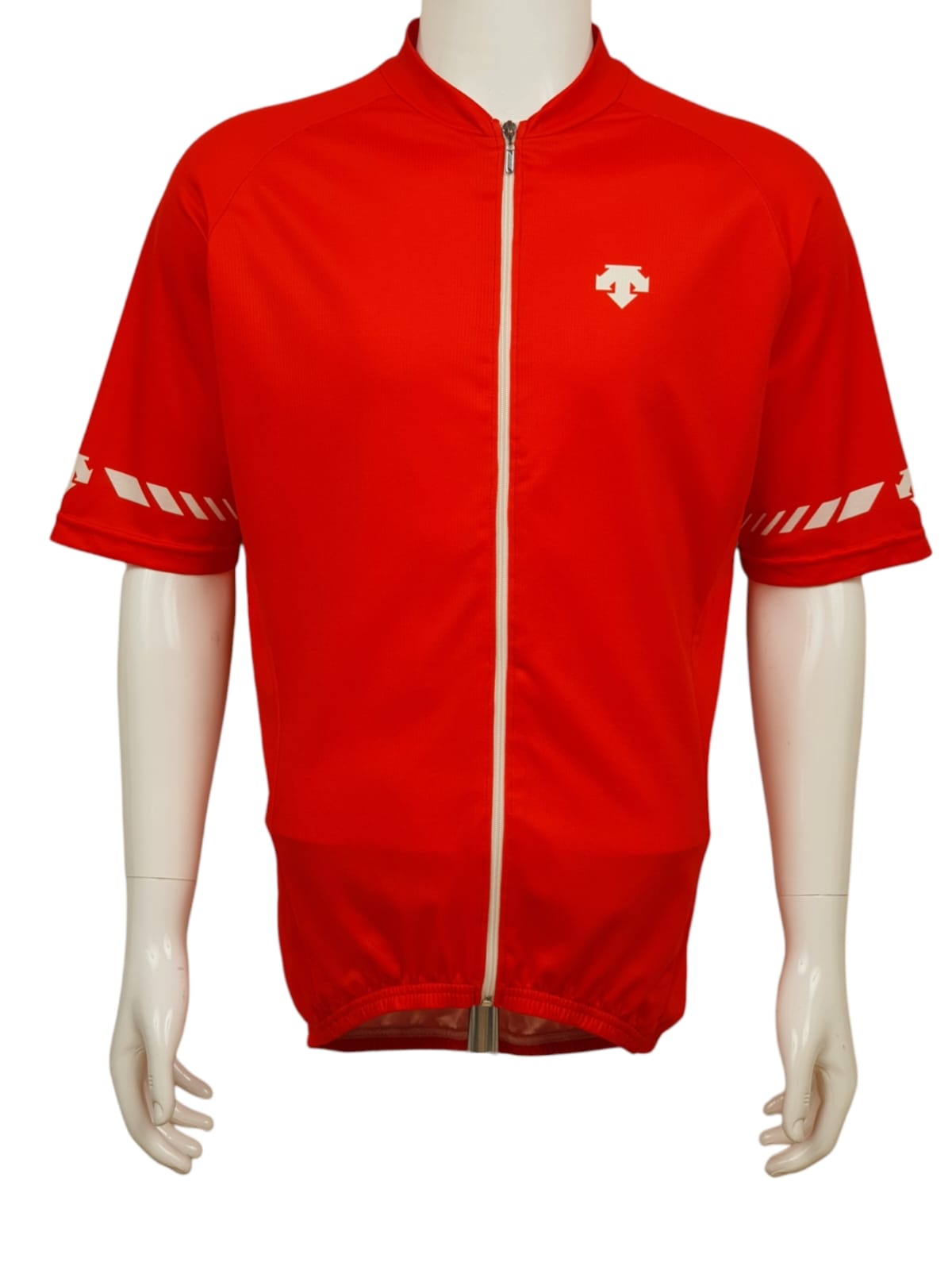 Descente Plain Orange Cycling Shirt