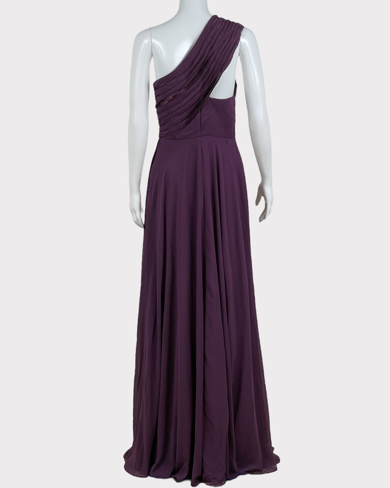 Bari Jay One Shoulder Sleeveless Gown (S-M)