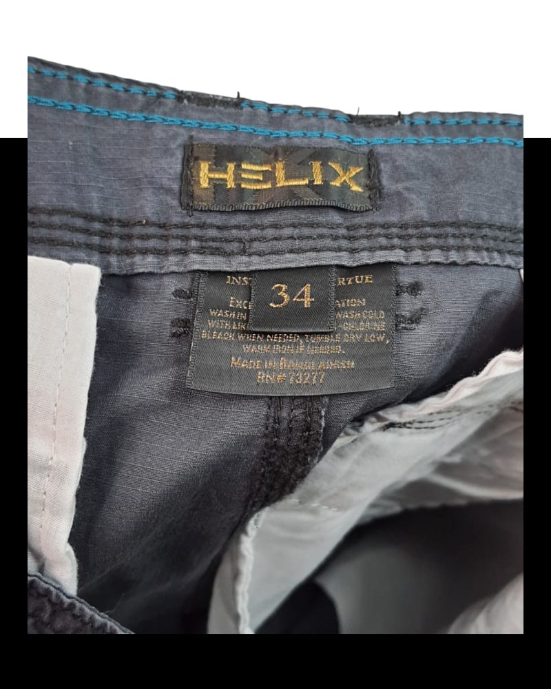 Helix Black Cargo Short ( 34 )