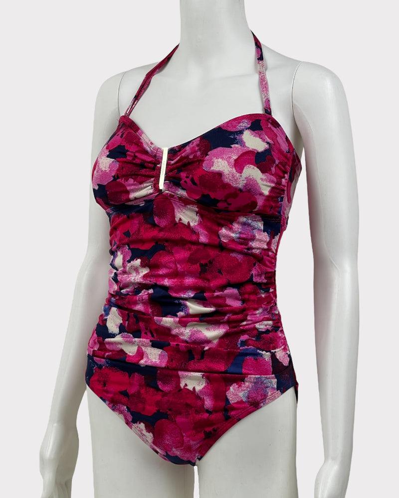 Calvin Klein Floral Print One Piece Swimsuit (S-M)