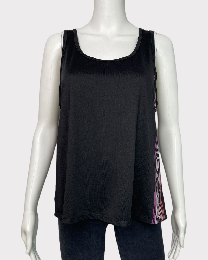 Bebe Sport Black Tank Top (L)