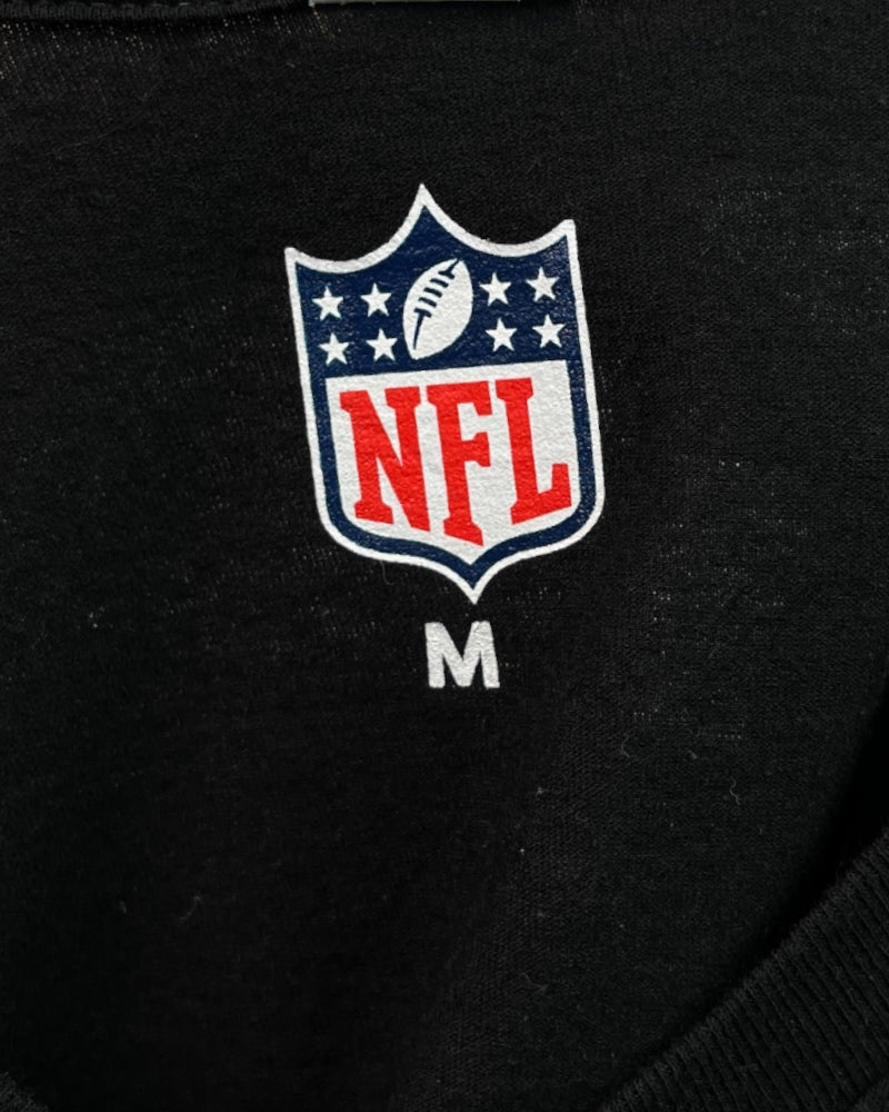 NFL Black Short-Sleeve T-Shirt (M)