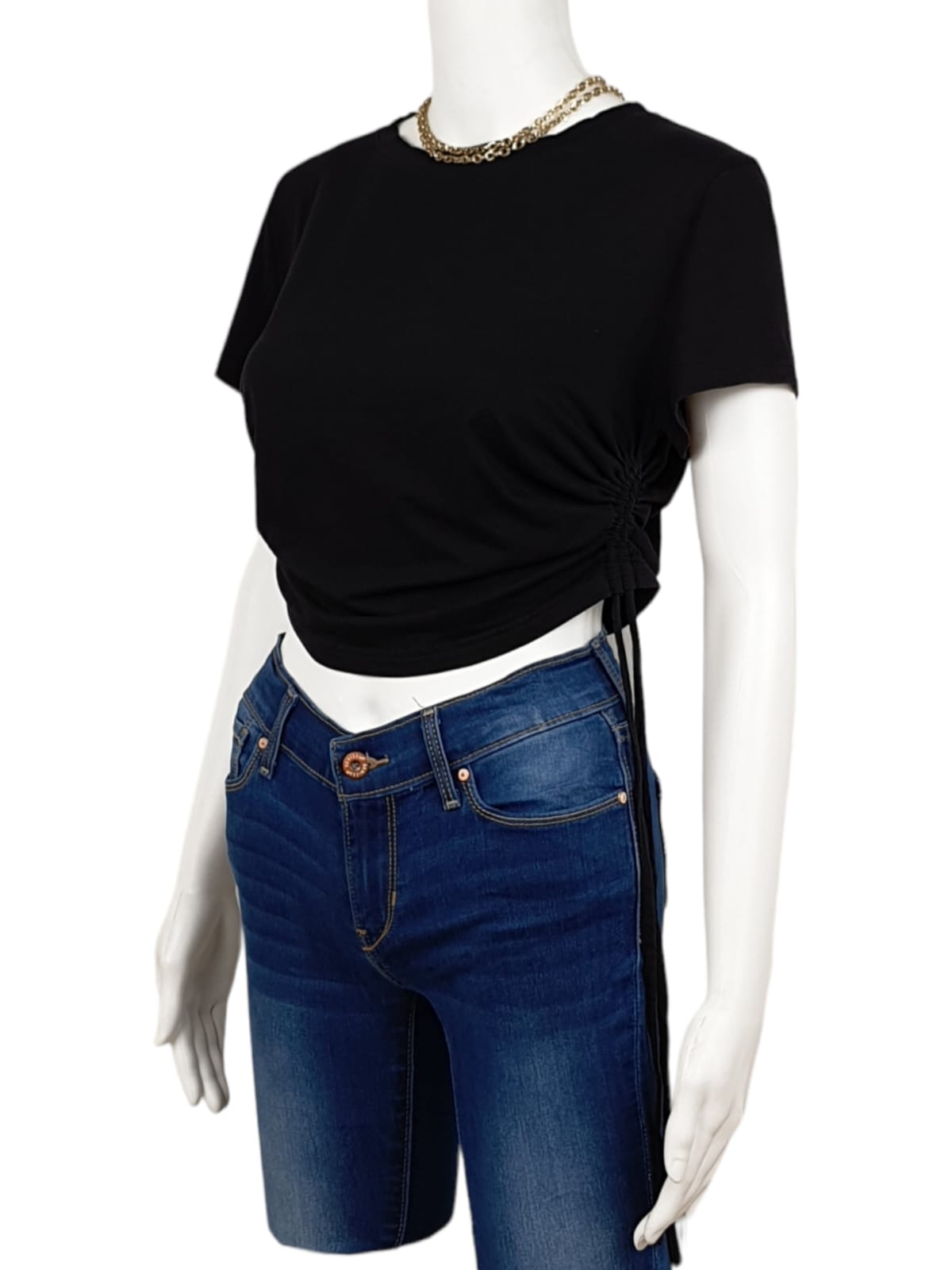 Dirass Ruched Side Croptop (M)