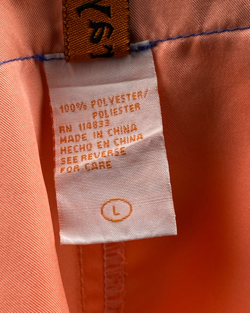 Raya Sun Orange color with blue,White,Light blue West Design (L)