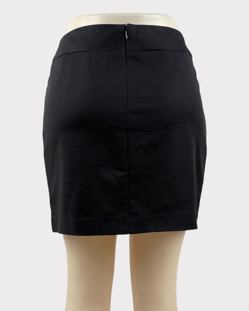 Calvin Klein Medium Black Formal Mini Skirt (W34)