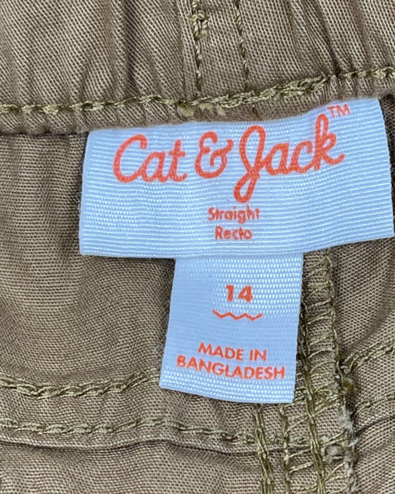 Cat & Jack Boys Straight Drawstring Pants (W28)