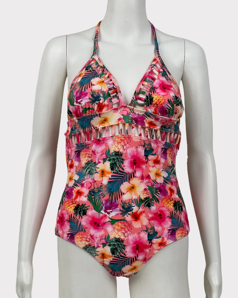 OP Floral One Piece Swimsuit (M)