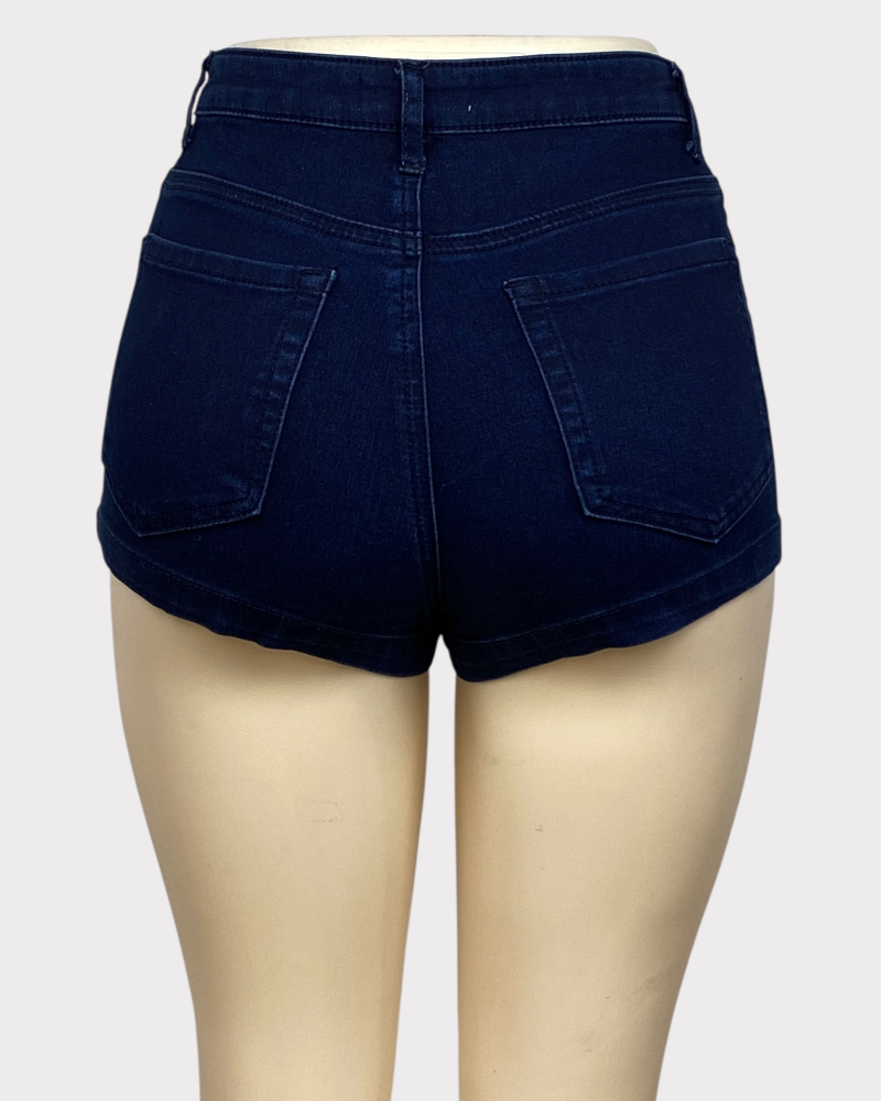 FOREVER 21 Blue Denim Shorts   (26)