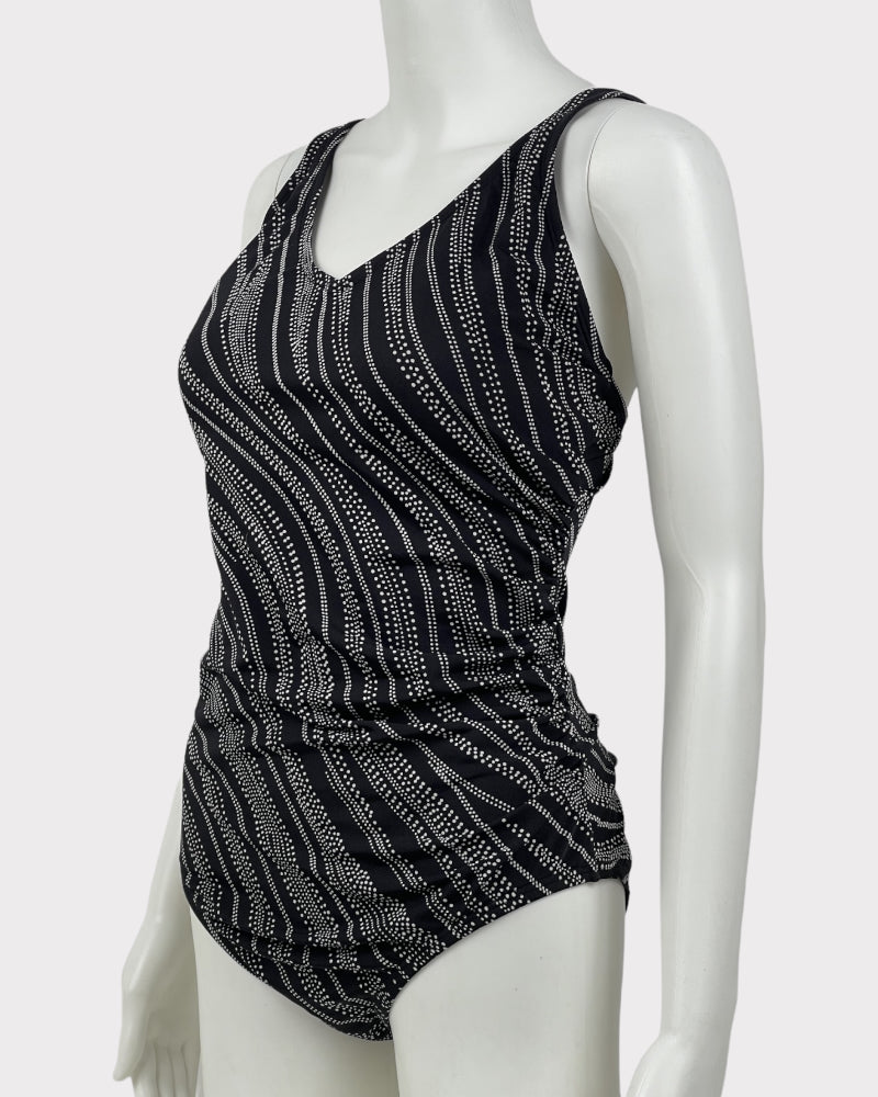 Generic Black Dotted One Piece Swimsuit (M-L)