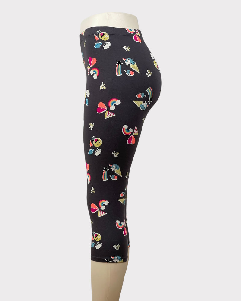 Arizona Jean Co. Sticker Print Leggings (XXL)