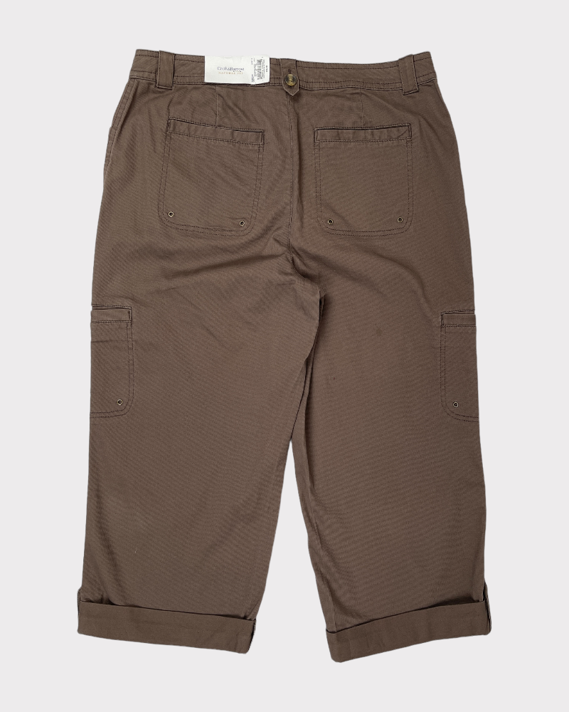 Croft &; Barrow Brown Capri Pants (W30)