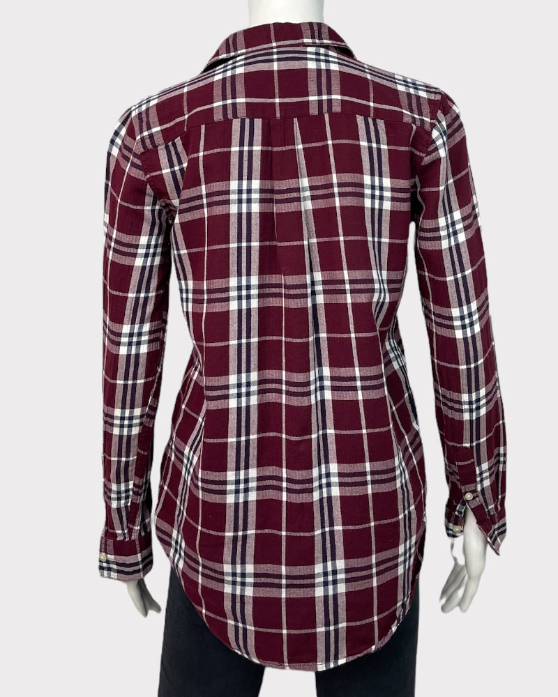 Joe Fresh Long-Sleeve Flannel Top (XS)